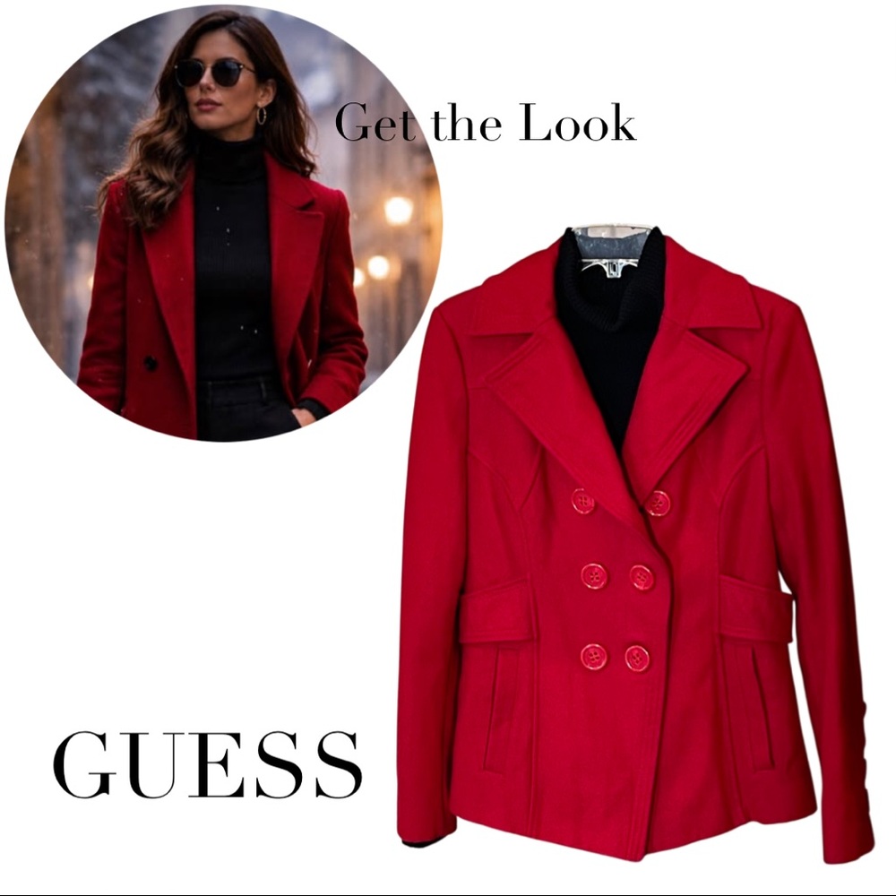 GUESS | Wool Blend Coat